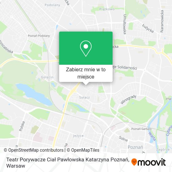 Mapa Teatr Porywacze Ciał Pawłowska Katarzyna Poznań