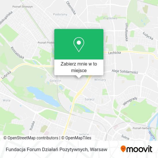 Mapa Fundacja Forum Działań Pozytywnych