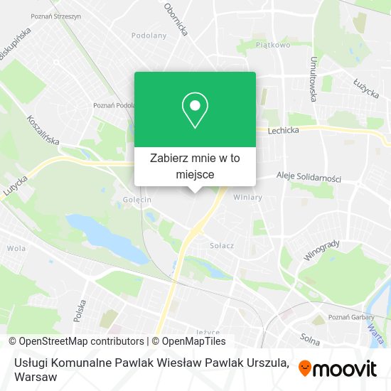 Mapa Usługi Komunalne Pawlak Wiesław Pawlak Urszula