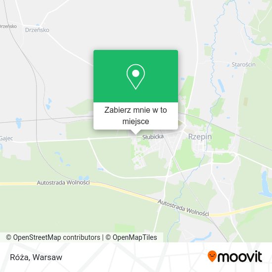 Mapa Róża