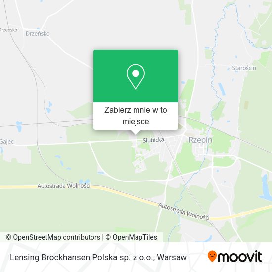 Mapa Lensing Brockhansen Polska sp. z o.o.