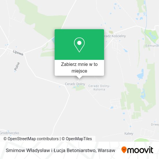 Mapa Smirnow Władysław i Łucja Betoniarstwo