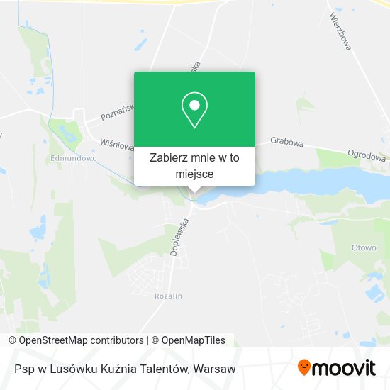 Mapa Psp w Lusówku Kuźnia Talentów