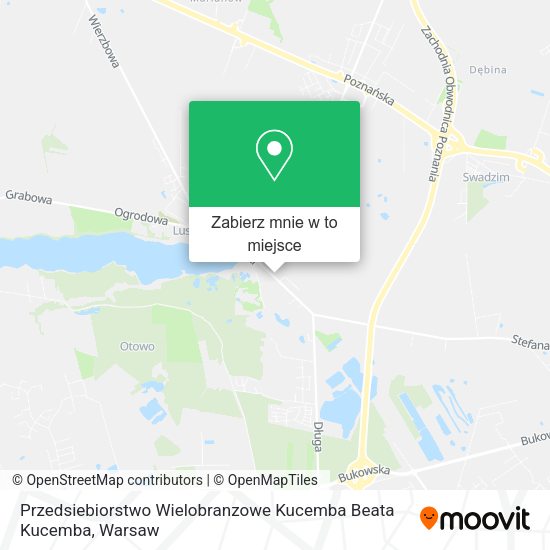 Mapa Przedsiebiorstwo Wielobranzowe Kucemba Beata Kucemba