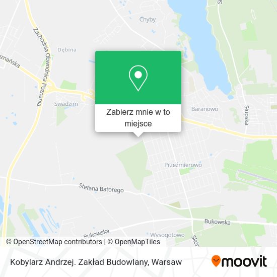 Mapa Kobylarz Andrzej. Zakład Budowlany