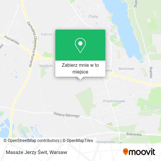 Mapa Masaże Jerzy Świt