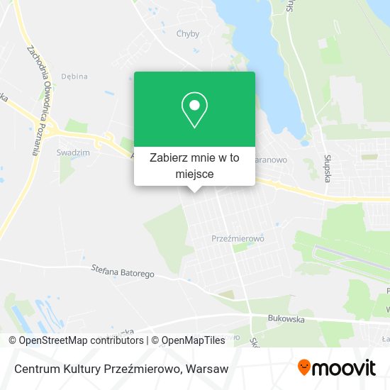 Mapa Centrum Kultury Przeźmierowo