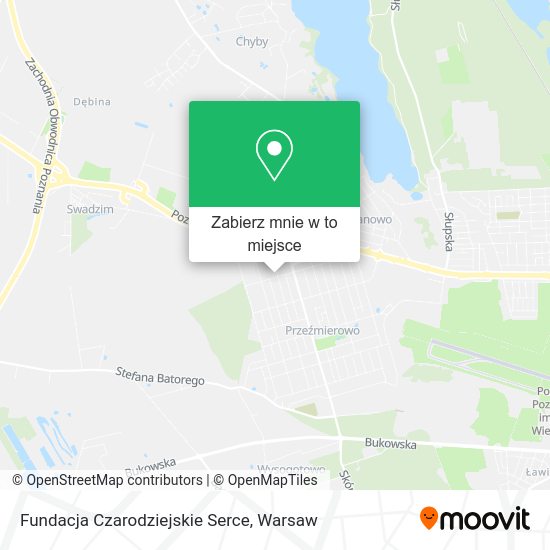 Mapa Fundacja Czarodziejskie Serce