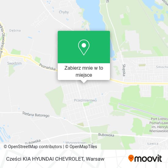 Mapa Cześci KIA HYUNDAI CHEVROLET