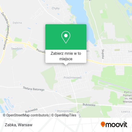 Mapa Zabka