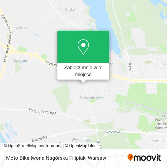 Mapa Moto-Bike Iwona Nagórska-Filipiak