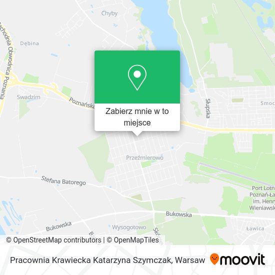 Mapa Pracownia Krawiecka Katarzyna Szymczak