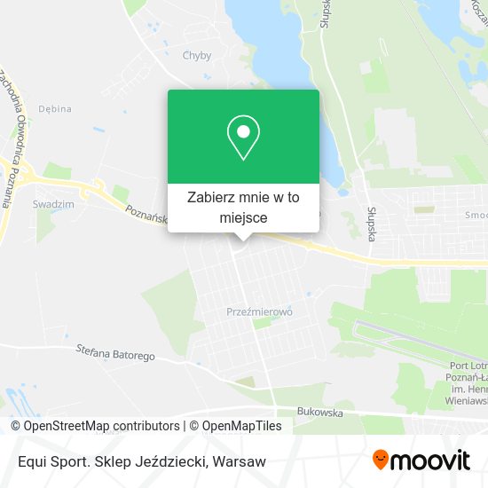 Mapa Equi Sport. Sklep Jeździecki