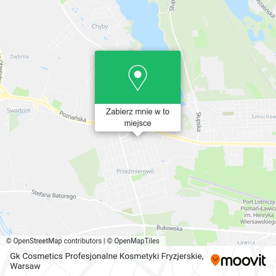 Mapa Gk Cosmetics Profesjonalne Kosmetyki Fryzjerskie