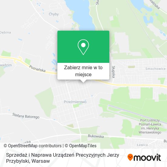 Mapa Sprzedaż i Naprawa Urządzeń Precyzyjnych Jerzy Przybylski