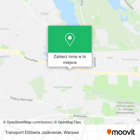 Mapa Transport Elżbieta Jaśkowiak