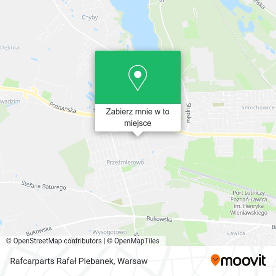 Mapa Rafcarparts Rafał Plebanek