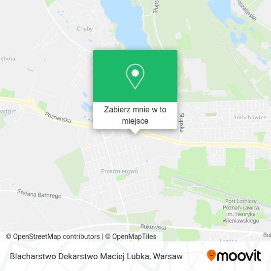 Mapa Blacharstwo Dekarstwo Maciej Lubka