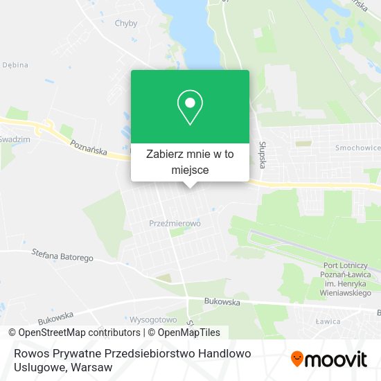 Mapa Rowos Prywatne Przedsiebiorstwo Handlowo Uslugowe