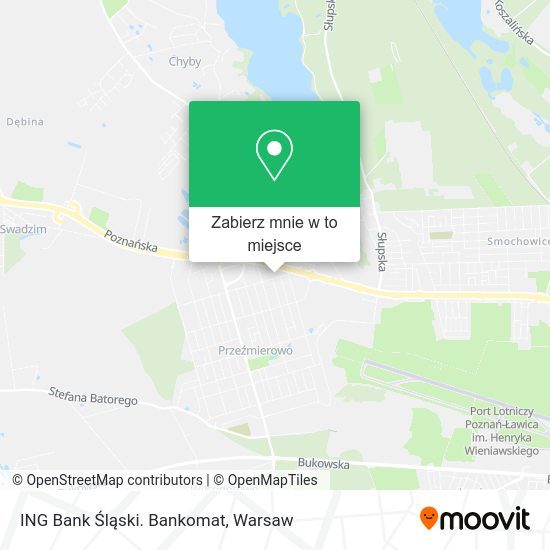 Mapa ING Bank Śląski. Bankomat