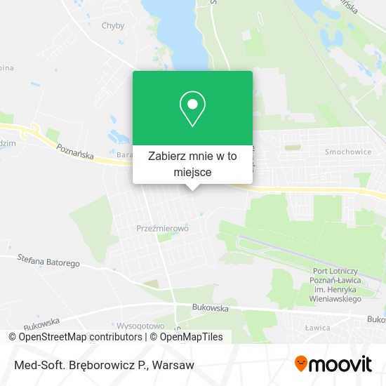 Mapa Med-Soft. Bręborowicz P.