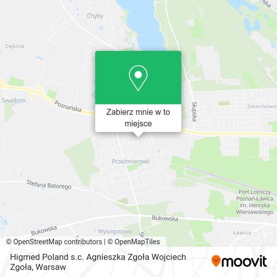 Mapa Higmed Poland s.c. Agnieszka Zgoła Wojciech Zgoła