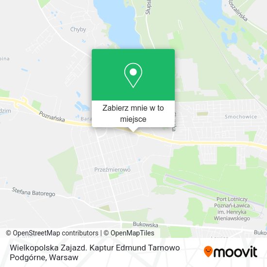 Mapa Wielkopolska Zajazd. Kaptur Edmund Tarnowo Podgórne