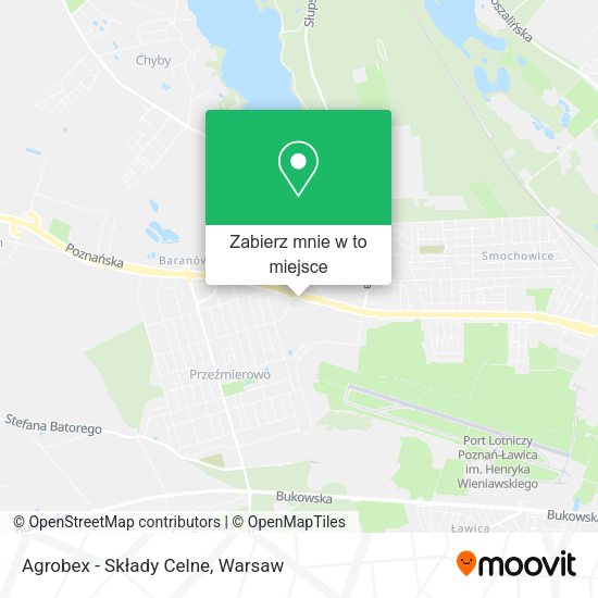 Mapa Agrobex - Składy Celne