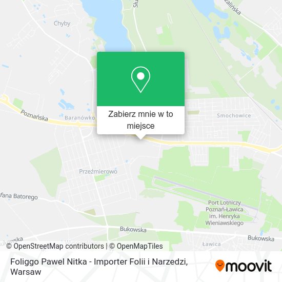 Mapa Foliggo Pawel Nitka - Importer Folii i Narzedzi