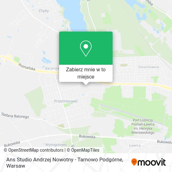 Mapa Ans Studio Andrzej Nowotny - Tarnowo Podgórne