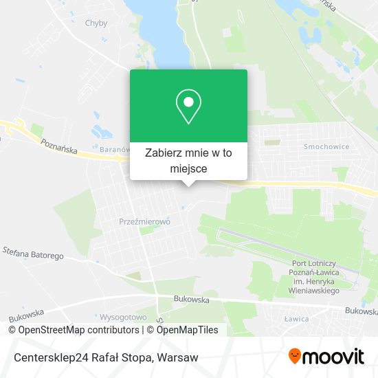 Mapa Centersklep24 Rafał Stopa