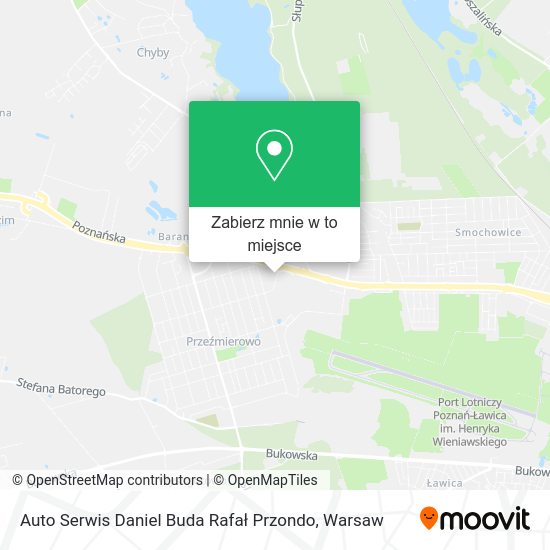 Mapa Auto Serwis Daniel Buda Rafał Przondo