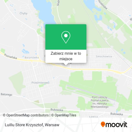 Mapa Luillu Store Krzysztof