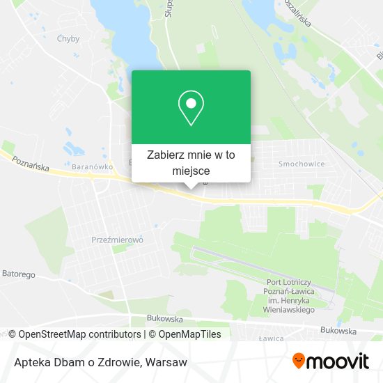 Mapa Apteka Dbam o Zdrowie