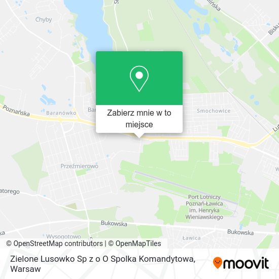 Mapa Zielone Lusowko Sp z o O Spolka Komandytowa