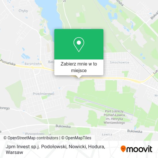 Mapa Jpm Invest sp.j. Podołowski, Nowicki, Hodura