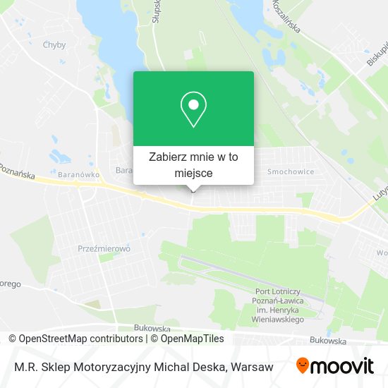 Mapa M.R. Sklep Motoryzacyjny Michal Deska