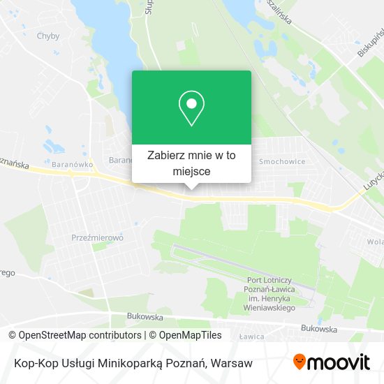 Mapa Kop-Kop Usługi Minikoparką Poznań