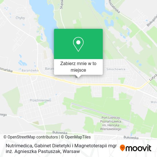 Mapa Nutrimedica, Gabinet Dietetyki i Magnetoterapii mgr inż. Agnieszka Pastuszak