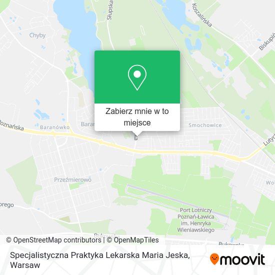 Mapa Specjalistyczna Praktyka Lekarska Maria Jeska