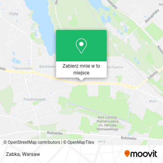 Mapa Zabka