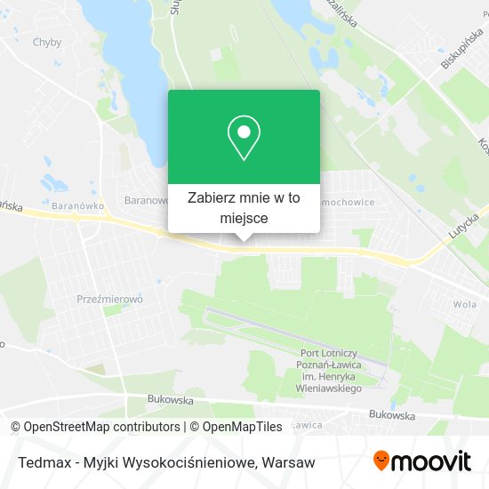 Mapa Tedmax - Myjki Wysokociśnieniowe