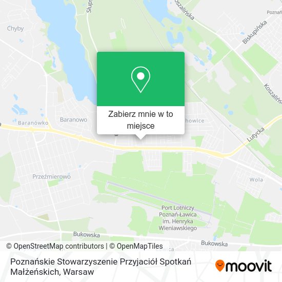 Mapa Poznańskie Stowarzyszenie Przyjaciół Spotkań Małżeńskich