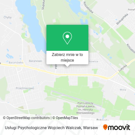 Mapa Usługi Psychologiczne Wojciech Walczak