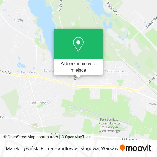 Mapa Marek Cywiński Firma Handlowo-Usługowa