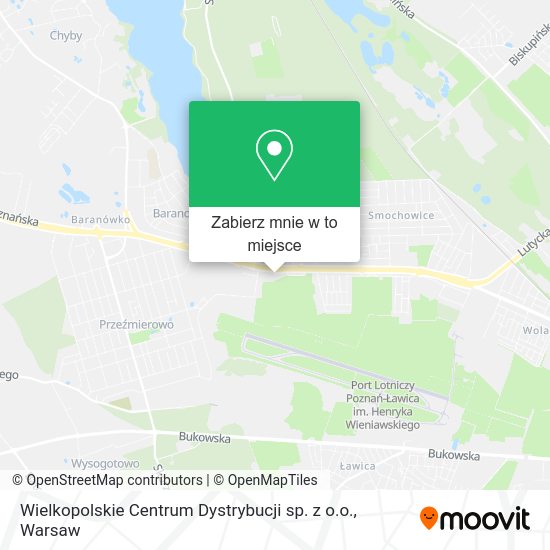 Mapa Wielkopolskie Centrum Dystrybucji sp. z o.o.