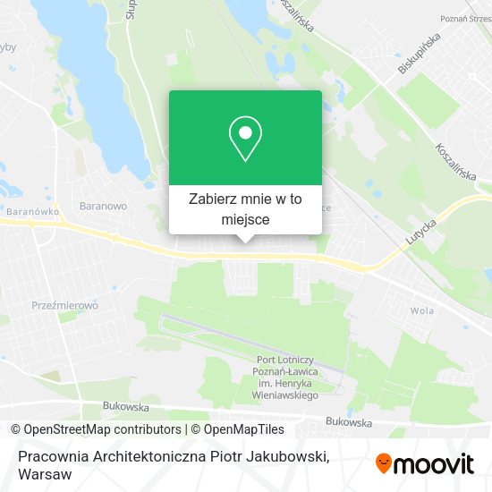 Mapa Pracownia Architektoniczna Piotr Jakubowski