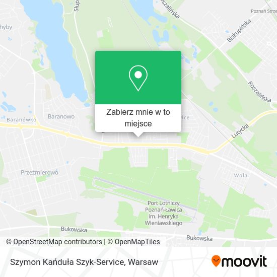 Mapa Szymon Kańduła Szyk-Service