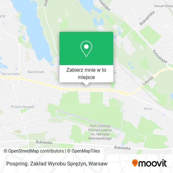 Mapa Pospring. Zakład Wyrobu Sprężyn