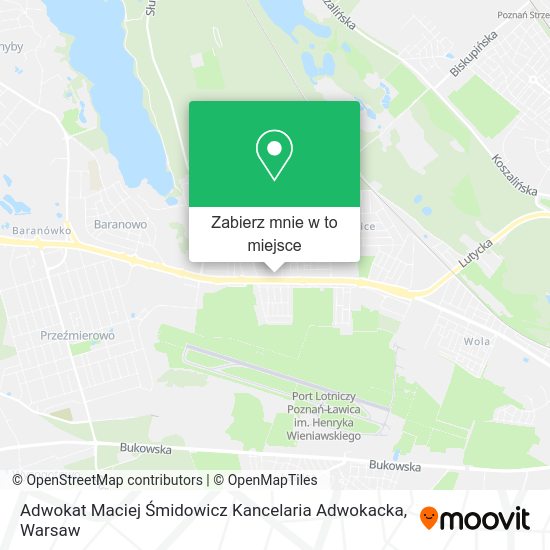 Mapa Adwokat Maciej Śmidowicz Kancelaria Adwokacka